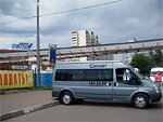 Бесплатный автобус Genser в пункт аренды автомобилей АрендаАвто-спс на ул.Добролюбова